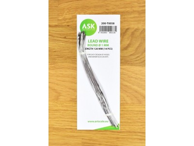 Lead Wire - Round Ø 1 mm x 120 mm (cca. 14 pcs) 
