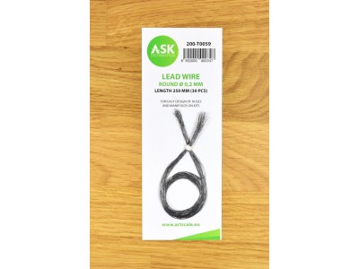 Lead Wire - Round Ø 0,2 mm x 250 mm (cca. 30 pcs) 
