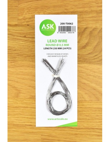 Lead Wire - Round Ø 0,5 mm x 250 mm (cca. 24 pcs) 