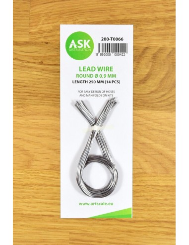 Lead Wire - Round Ø 0,9 mm x 250 mm (cca. 14 pcs) 