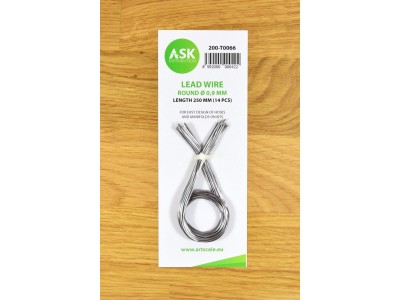 Lead Wire - Round Ø 0,9 mm x 250 mm (cca. 14 pcs) 