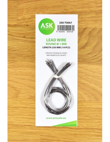Lead Wire - Round Ø 1 mm x 250 mm (cca. 14 pcs) 