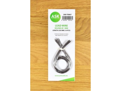 Lead Wire - Round Ø 1 mm x 250 mm (cca. 14 pcs) 
