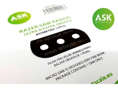 ASK Razor Saw Radius - ultra & extra smooth asymmetric 100/65 teeth1 pc. 