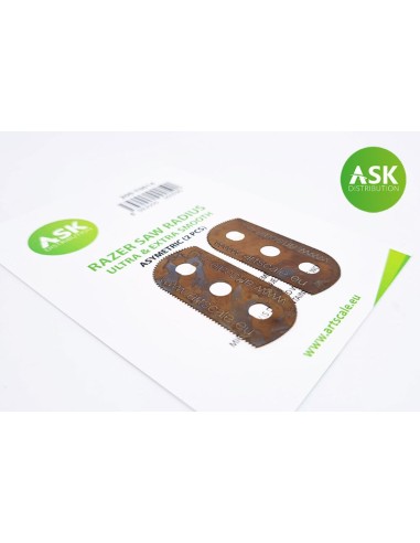 ASK Razor Saw Radius - ultra & extra smooth asymmetric 100/65 teeth 2 pc. 