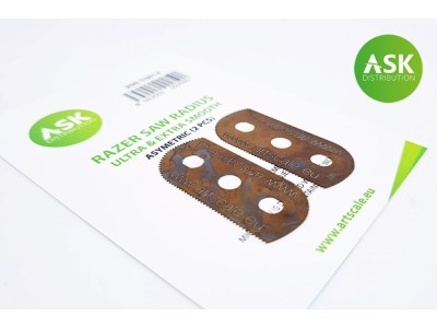 ASK Razor Saw Radius - ultra & extra smooth asymmetric 100/65 teeth 2 pc. 