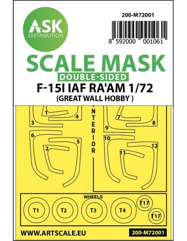 F-15I IAF RA´AM double-sided painting mask for Great Wall Hobby 