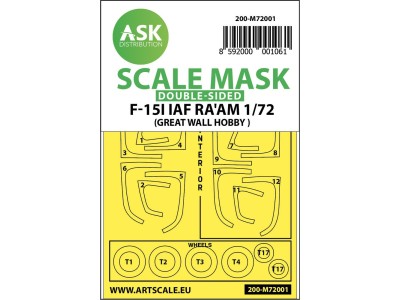 F-15I IAF RA´AM double-sided painting mask for Great Wall Hobby 