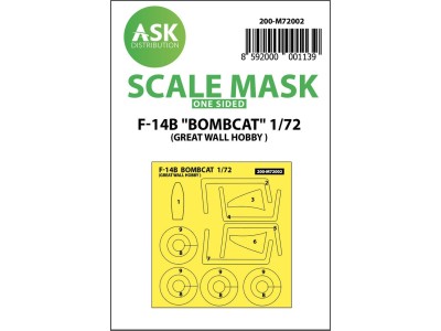 F-14B Bombcat outside  painting mask for Great Wall Hobby 