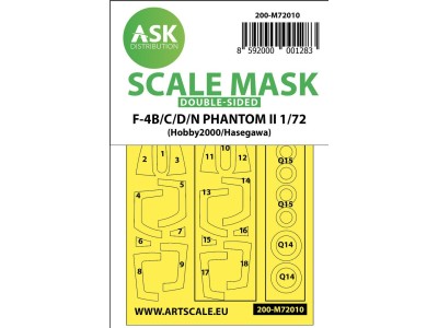 F-4B/C/D/N Phantom II double-sided painting mask for Hasegawa / Hobby2000 