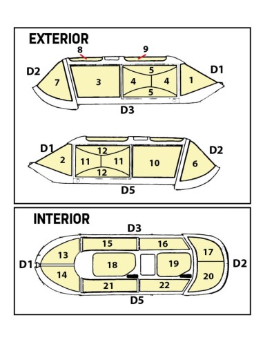 De Havilland Chipmunk T.10 double-sided painting mask for Airfix 