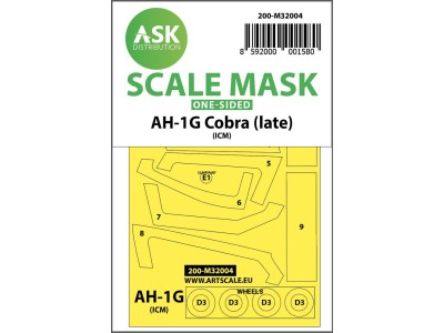 AH-1G Cobra (late) one-sided for ICM / Special Hobby 