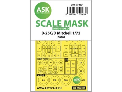B-25C/D Mitchell one-sided for Airfix 