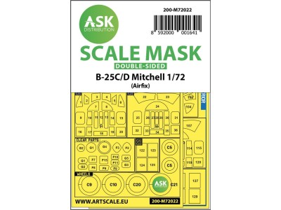 B-25C/D Mitchell double-sided for Airfix 