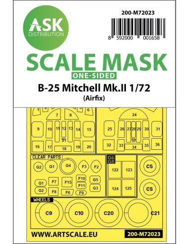 B-25 Mitchell Mk.II one-sided for Airfix 
