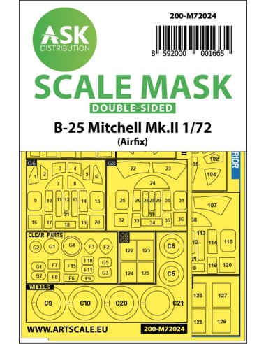 B-25 Mitchell Mk.II double-sided for Airfix 