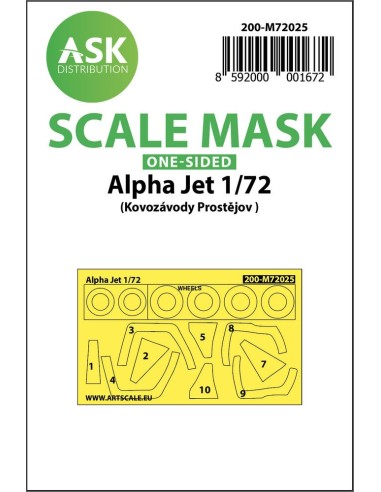 Alpha Jet one-sided painting mask 