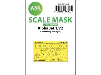 Alpha Jet one-sided painting mask 