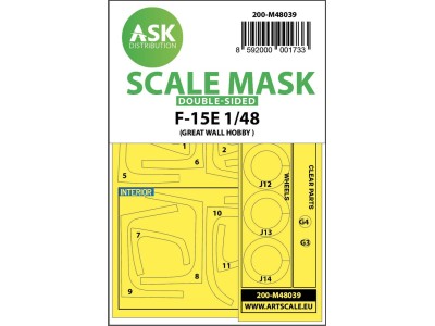 F-15E double-sided painting mask for Great Wall Hobby 