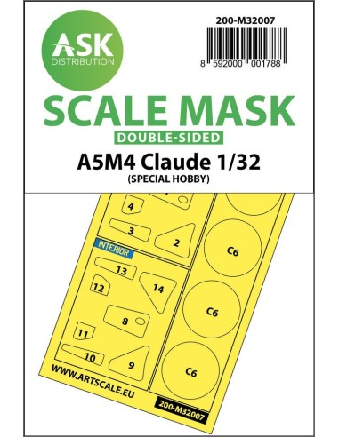 A5M4 Claude double-sided express mask for Special Hobby 