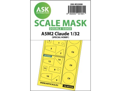 A5M2 Claude double-sided express mask for Special Hobby 