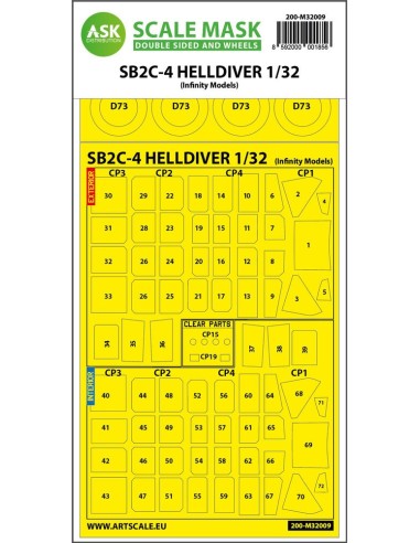SB2C-4 Helldiver double-sided express mask for Infinity 