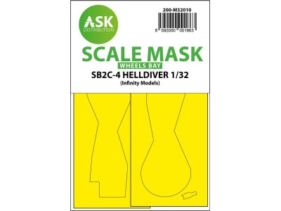 SB2C-4 Helldiver wheel bays express mask for Infinity 