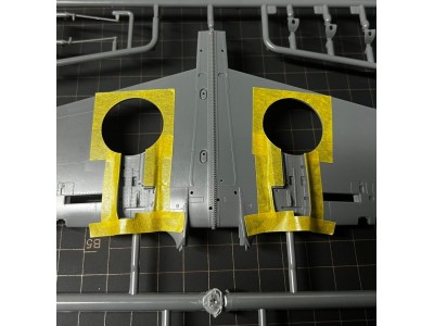 Curtiss Hawk 81-A2 AVG wheels bay masks for Great Wall Hobby 