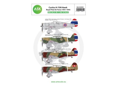 Curtiss H-75N Royal Thai Air Force service 1941-1944 