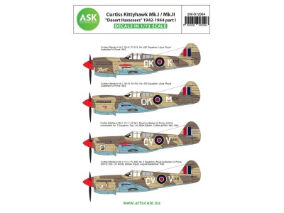 Curtiss Kittyhawk Mk.I / Mk.II Desert Harassers 1942-1944 part I 