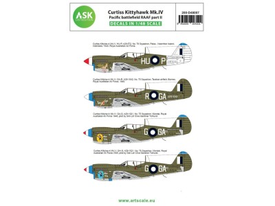 Curtiss Kittyhawk Mk.IV Pacific battlefield RAAF part II 