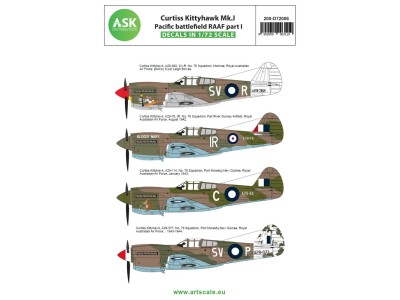 Curtiss Kittyhawk MK.I Pacific battlefield RAAF 1942-1944 part I 