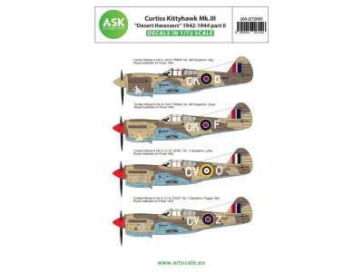 Curtiss Kittyhawk Mk.III Desert Harassers North Africa / Italy 1942-1944 part II 