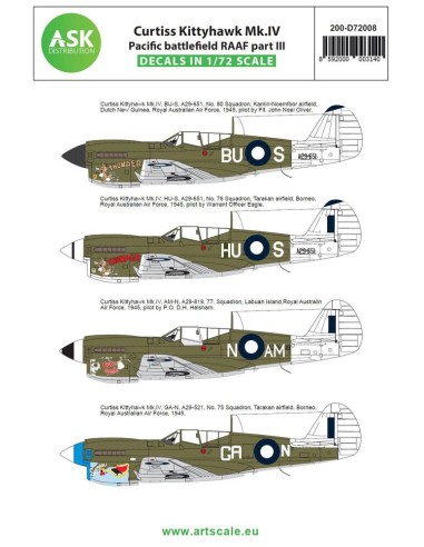 Curtiss Kittyhawk Mk.IV Pacific battlefield RAAF part III 