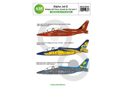 Alpha Jet E Belgian Air Force and Armeé de l´Air part 3 