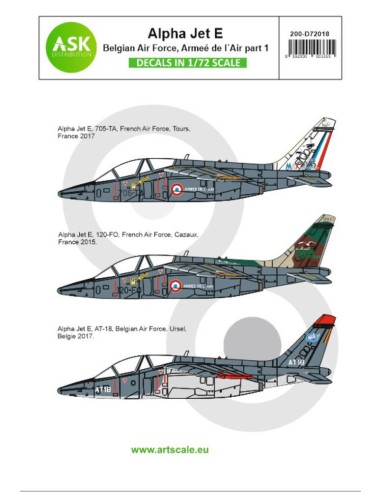 Alpha Jet E Belgian AF, Armeé de l´Air part 1 