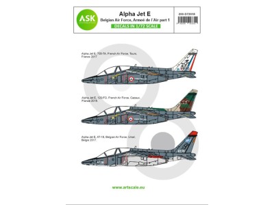Alpha Jet E Belgian AF, Armeé de l´Air part 1 