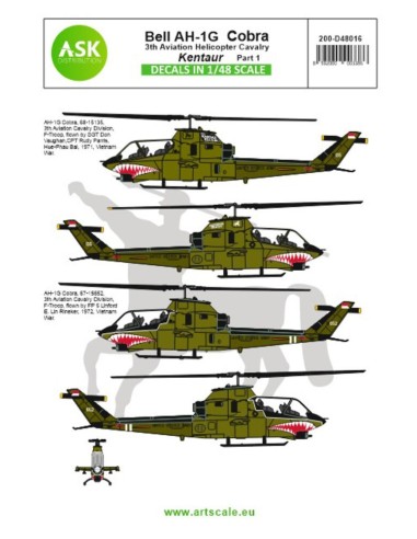 Bell AH-1G Cobra Kentaur 3th Aviation helicopter cavalry part 1 