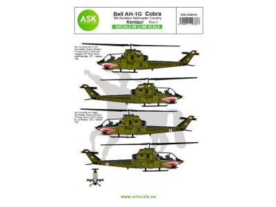 Bell AH-1G Cobra Kentaur 3th Aviation helicopter cavalry part 1 