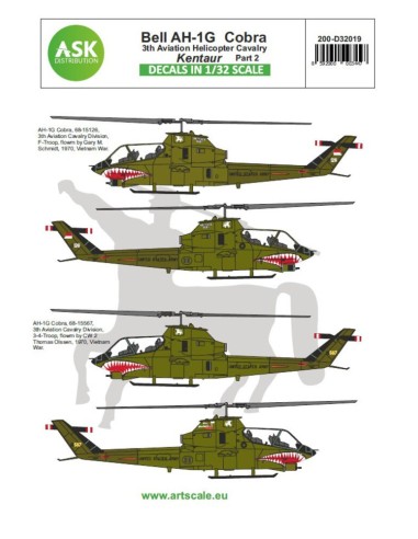 Bell AH-1G Cobra Kentaur 3th Aviation helicopter cavalry part 2 