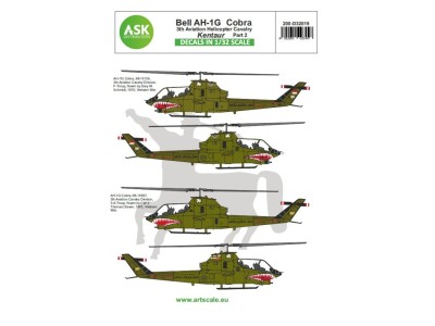 Bell AH-1G Cobra Kentaur 3th Aviation helicopter cavalry part 2 