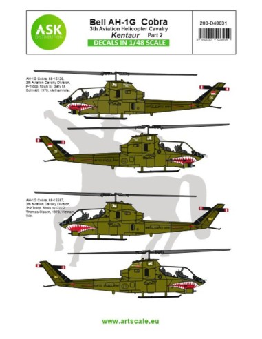 Bell AH-1G Cobra Kentaur 3th Aviation helicopter cavalry part 2 