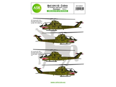 Bell AH-1G Cobra Kentaur 3th Aviation helicopter cavalry part 2 
