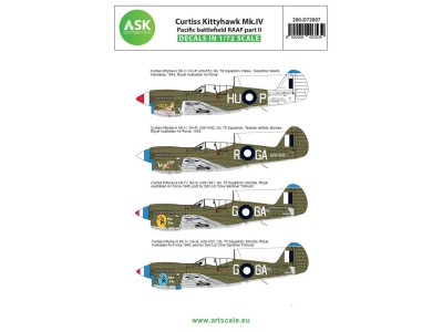 Curtiss Kittyhawk Mk.IV Pacific battlefield RAAF part II 