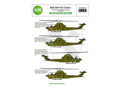Bell AH-1G Cobra 1th Aviation Helicopter Cavalery D/227 AHB part 1 