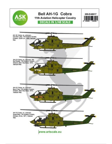 Bell AH-1G Cobra 11th Aviation Helicopter Cavalery part 3 