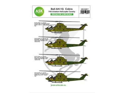 Bell AH-1G Cobra 11th Aviation Helicopter Cavalery part 3 