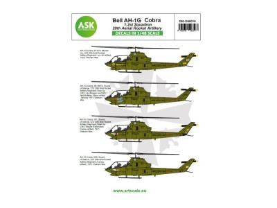 Bell AH-1G Cobra 20th Aerial Rocket artilery - part 1 
