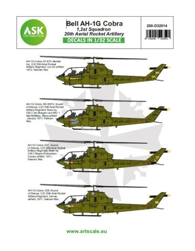 Bell AH-1G Cobra 20th Aerial Rocket artilery part 1 