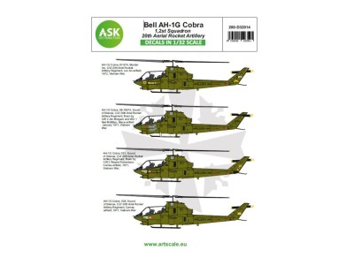 Bell AH-1G Cobra 20th Aerial Rocket artilery part 1 